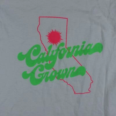 Camiseta sin mangas Fruit of the Loom vintage talla grande blanca California Grown State Foto 1 de 4