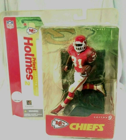 Kansas City Chiefs Priest Holmes ( Red Jersey) Mcfarlane NFL Series 9 Figure Cover