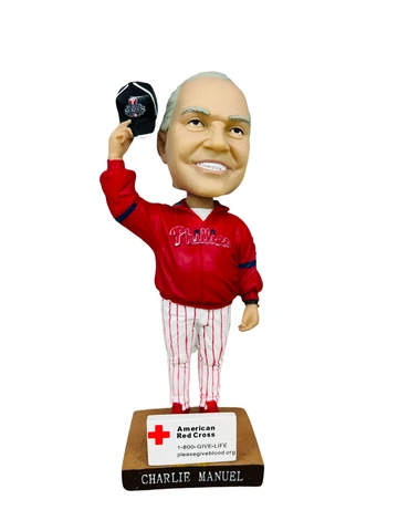 CHARLIE MANUEL LAKEWOOD BLUECLAWS PHILLIES VINTAGE 2009 WS BOBBLEHEAD SGA Cover