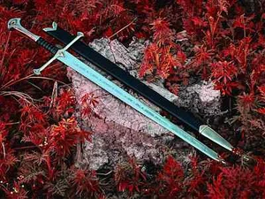 Handmade Hand Forged Carbon Steel Viking Sword, Battle Ready Medieval Sword - Picture 1 of 10