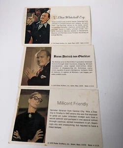 MASTERPIECE Art Auction Game 3 Replacement CHARACTER CARDS ONLY OEM - Picture 1 of 5