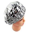 2X(Shower Heat Insulation Aluminum Foil Hat Elastic Bathing For Women Hair Salon