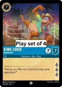 King Louie - Bandleader 💎Play Set of  4💎146/204 Lorcana Into the Inklands - Bild 1 von 2