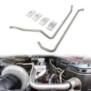 Heater Lines + Aluminum Clamps Kit For Dodge 1989-1998 Vehicles With 12V Engin - Picture 1 of 11