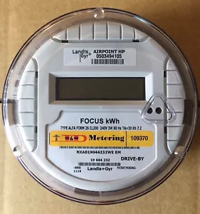 LANDIS & GYR (L&G) WATTHOUR METER (KWH) ALFA, FOCUS, 240 VOLTS, FM2S, 200 AMPS - Picture 1 of 3