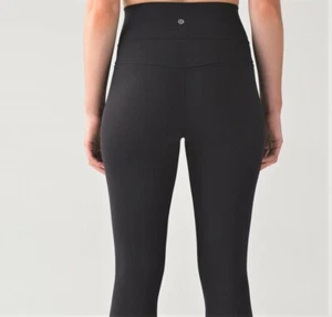 ❤️ NWT Lululemon Simply Bare Tight Pant Size 4 Black BLK Soft Nulu Tights - RARE - Picture 1 of 8