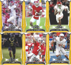 2023 Leaf Draft Tank Dell Gold Parallel Rookie Card #38