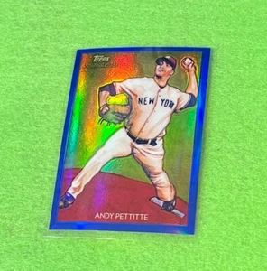 Andy Pettite 2010 Topps Chrome CC10 Blue Refractor 181/199 - Picture 1 of 2