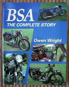 BSA The Complete Story Owen Wright Paperback 1997 Edition Classic Motorbikes - Picture 1 of 6
