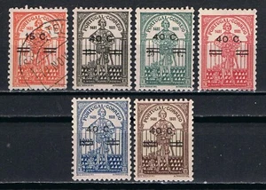 Portogallo, 1933, Af. 548 a 553 set completo MH/1 usato CV 52,00€/57,70€ - Foto 1 di 1