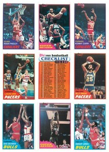 1981-82 Topps basketball NBA Mid-West MW67-MW105 U-Pick NM