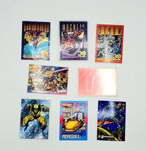 8 LOT verschiedene MARVEL KARTEN - 3 X-MEN 30 Jahre Serie und andere - Bild 1 von 7