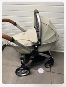 EGG PROSECCO (BEIGE & PROSECCO) PRAM AND CARRYCOT BUNDLE - Picture 1 of 11
