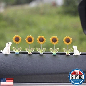 Kurilai 7pcs Cute Rearview Mirror Accessories - Funny Dog Car Ornament, Shaki - Picture 1 of 5