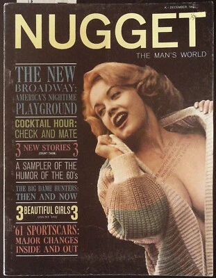 Playboy's rival NUGGET Vol 5 No 6 12/1960 VALERIE LAGRANGE Iris Bristol @GOOD - Image 1 of 3