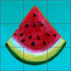 Azulejo Mural Salpicadero Cerámica Libby Melón Fruta Cocina Arte SLA038 - Imagen 1 de 6