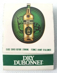 Vintage DRY DUBONNET Liquor Canada Matches Matchbook - Bild 1 von 4