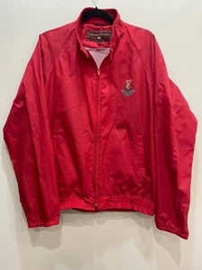 Vintage 80s 90s Chaps Ralph Lauren Nylon Windbreaker Crest Jacket Men’s Large - Picture 1 of 13
