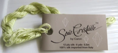 CARON COLLECTION ~ Soie Cristale ~ Lime Green 5047 ~ 12 ply ~ 100% silk - Image 1 of 4