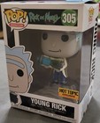 Rick and Morty Funk Pop #305 Young Rick Hot Topic Exclusive