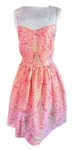 Vestido Floral Rosa Lilly Pulitzer con Tirantes Ajustables y Cremallera Trasera - Imagen 1 de 9