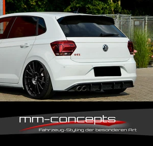 Difusor CUP enfoque para VW Polo GTI 2G AW parte trasera faldón trasero Rear IN - Imagen 1 de 4