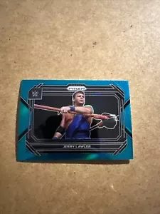 2023 Panini Prizm WWE #14 Jerry Lawler Teal Prizm 24/49 - Picture 1 of 2