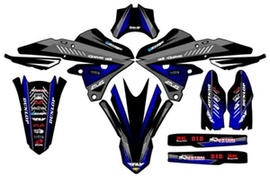 2014-2018 fits CYCRA POWERFLOW YZ 250 F 4-STROKE SURGE Black Senge Graphics Kit - Picture 1 of 10