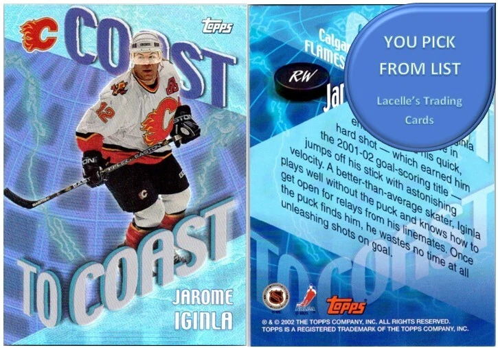 2002-03 O-Pee-Chee Topps NHL Hockey Coast to Coast - U-Pick From List - Image 1 of 1