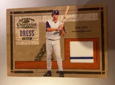 2004 Donruss Classics Dress Code Game-Worn Jersey /100 Mark Grace #DC-17