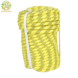 3/8 In × 100FT High Strong 3520Lbs Polyester Braided Rope For Hiking Protection - Picture 1 of 12