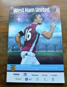 West Ham United Football Club Official Programme No. 1 - 2016-2017 - Picture 1 of 1