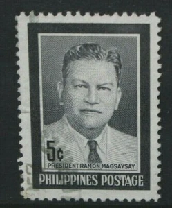 PHILIPPINES 1957 First Assembly: President Magsaysay. Set of 1. Fine USED. SG799 - Picture 1 of 1