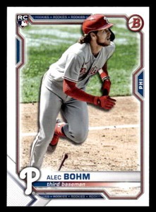 2021 Bowman #2 Alec Bohm Mint *TedsCardShack*
