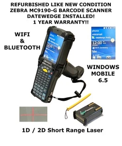 🔥 Symbol MC9190-G30SWEQA6WR 1D/2D Laser - Windows Mobile 6.5 - 1 YEAR WARRANTY - Picture 1 of 9