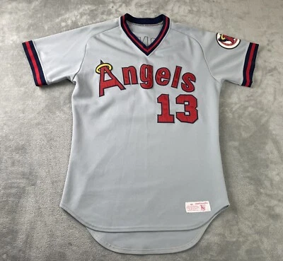 80’s Goodman & Sons California Angels #13 Jones Baseball Jersey Pullover 42 S/M - Image 1 of 4