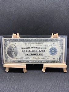 1918 $1 - Fr#729 - Federal Reserve Bank Note Chicago - VIVID COLOR Nice - Picture 1 of 7
