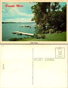 Vintage Postkarte Seeszene Bemidji Minnesota amerikanische Erinnerung Postkarte - Bild 1 von 1