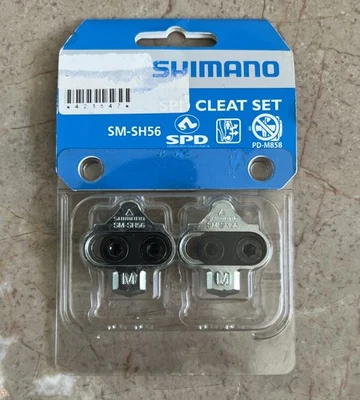 Shimano SPD SM-SH56 Multi-Directional Release Bike Cleats w/o Cleat Plate Nuts - Image 1 of 2