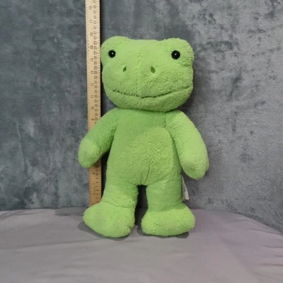 Build-A-Bear Workshop Spring Green Frog Plush Toy 16" Soft Stuffed Animal BAB - Image 1 of 4