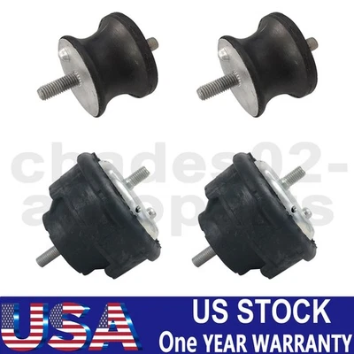 4x Left & Right Engine Motor & Transmission Mount For BMW 318i 320i 323i 328i M3 - Изображение 1 из 4