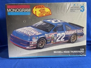 Monogram #22 Maxwell House Thunderbird Stock Car Model Kit 1/24 Scale - Picture 1 of 2