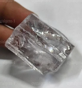 350 Ct White Zircon Rough Uncut Shape for Loose Gemstone - Picture 1 of 6