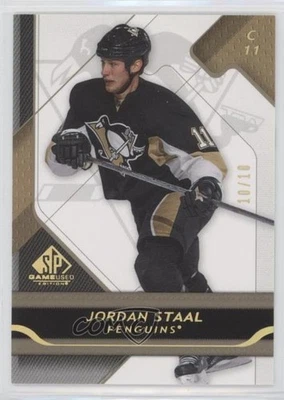 2008-09 SP Game Used Edition Gold Spectrum /10 Jordan Staal #82 - Image 1 of 2