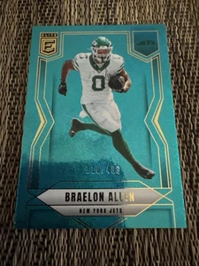 2025 - Braelon Allen - Panini Donruss Elite Rookies #94 Aqua Sparkle 110/499 - Bild 1 von 2