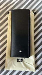 Montblanc 4810 Leather 2 Pen Pouch New Full Box Set Rare - Picture 1 of 8
