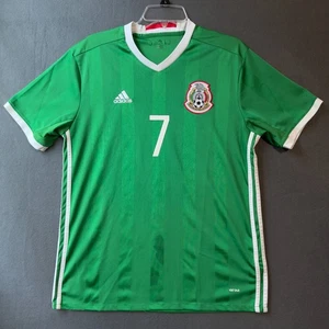 2016 Mexico Home Jersey #7 Miguel Layun Short Sleeve Men's Size Large - Picture 1 of 14