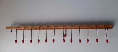 FRATELLI REGUITTI PORTA CRAVATTE CINTURE MADE IN ITALY LEGNO DI FAGGIO gio ponti - Immagine 1 di 4