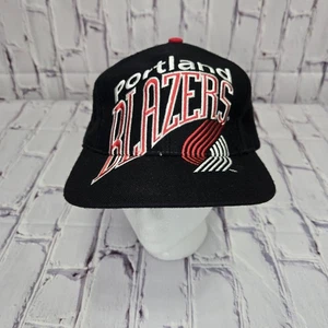 Vintage Portland Trail Blazers THE GAME Snapback schwarze Kappe Mütze Einheitsgröße - Bild 1 von 10