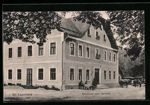 St. Leonhard, Gasthaus zum Schorn, Ansichtskarte  - Picture 1 of 2